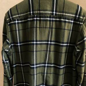 ●かっこいい DIESEL ディーゼル S -WARH 本革襟 ミリタリー チェック ネルシャツ サイズM程 即納 即決 55DSL ジャケット メンズ●431の画像8