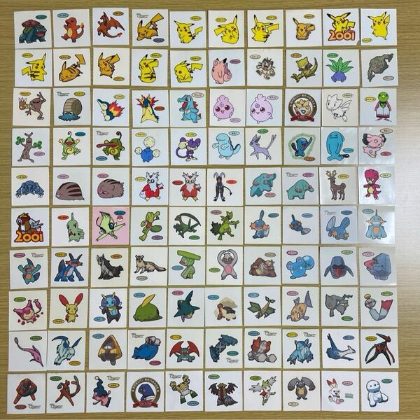 ポケモンパン　 ポケモンデコキャラシール　100枚　セット③