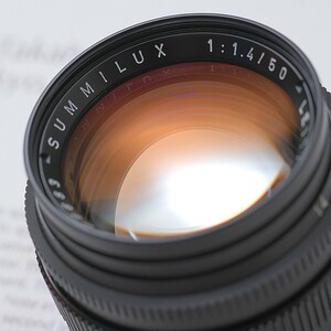 【新品同様】Leica SUMMILUX 50mm F1.4 ブラック 2nd 第2世代 Mマウント ライカ 標準 単焦点レンズ ズミルックス　大口径レンズ　