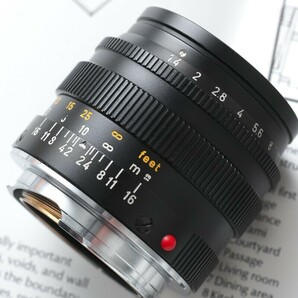 【新品同様】Leica SUMMILUX 50mm F1.4 ブラック 2nd 第2世代 Mマウント ライカ 標準 単焦点レンズ ズミルックス 大口径レンズ フィルムの画像3