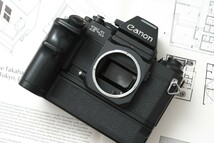 【新品同様・修理済】Canon キャノンF-1 AE モータードライブ すぐ使えます　フィルムカメラ　_画像1