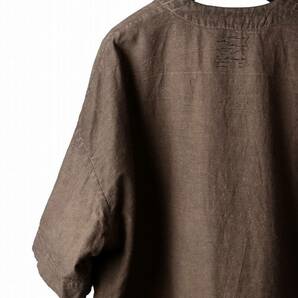 _vital exclusive minimal tunica tops/persimmon dyed linen 定価26400円 A.F ARTEFACT N/07 n07 Rick Owens JULIUS incarnationの画像7