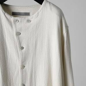 YUTA MATSUOKA round neck shirt/cotton silk nepviyella定価33000円 SOSNOVSKA Aleksandr Manamis Andrew Driftwood Paul Harndenの画像2