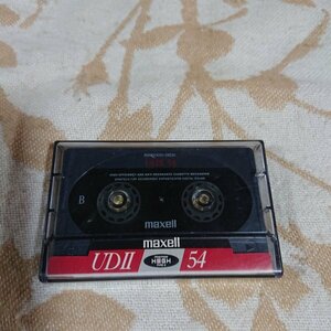  used cassette tape maxell UDⅡ 54 HIGH POSITION