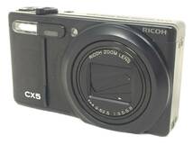 FY-954 RICOH リコー CX5 コンパクト デジタルカメラ デジカメ バッテリー付 充電器無し_画像1