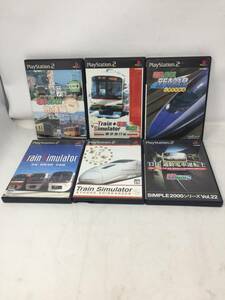 FY-473 PS2 まとめ売り 6本セット 電車でGO！ 旅情編/TRAIN SIMULATOR/京成・都営浅草・京急線/九州新幹線/通勤電車運転士