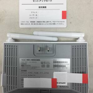 FY-651 美品 中古 BUFFALO Wi-Fi 6 ルーター 中継機 WEX-1800AX4EA 無線LANルータ バッファローの画像5