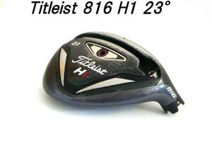 タイトリスト 日本正規品 TITLEIST 816 H1 23°ヘッドのみ TSRシリーズ Tsi 913H 915H 918H TS2 TS3 互換性あり