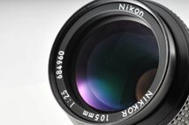 2994R615 ニコン Nikon NIKKOR 105mm F2.5 MF Lens [動作確認済]_画像3