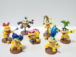 美品 クッパ7人衆 全種 ラリー レミー ロイ ウェンディ イギー モートン ルドウィッグ マリオ チョコエッグ フィギュア 人気 激レア