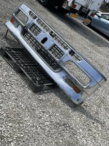  original Giga Isuzu Isuzu plating front bumper plating front bumper bumper rare goods retro deco truck Rei1117