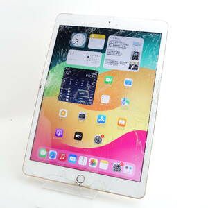 【ジャンク】iPad 第8世代 32GB ゴールド SIMフリー 画面割れ 本体歪み 電源ボタン潰れ 部品取り用