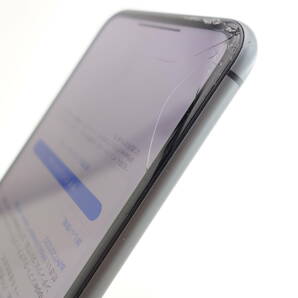 【ジャンク】iPhone11 128GB ブラック Softbank版SIMロック解除品 画面割れ 電池劣化 部品取り用の画像5
