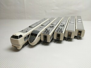 [ジャンク品] KATO Nゲージ 鉄道模型 6両セット サンダーバード 680 681 モーター車両あり 傷汚れあり 鉄道コレクション 現状渡し