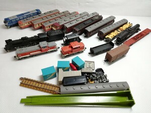 [ junk ] KATO N gauge TOMIX railroad model together diesel locomotive steam locomotiv .... salon Express time . other various 