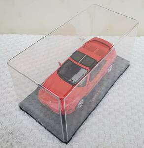 専用ケース付き ドア開封品 現状品 アシェット 1/24 国産名車コレクション トヨタ MR2 1989年 ミニカー 車プラモデルサイズ TOYOTA