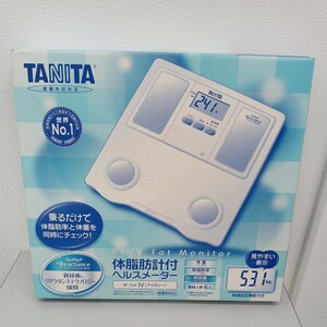 TANITA タニタ　体脂肪計付きヘルスメーター　アイボリー　BF-564-IV 6480