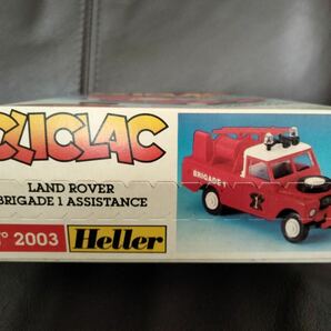 消防Heller CLICLAC 2003 LAND ROVER BRIGADE 1 ランドローバー 消防車 エレール プラモデル 未開封品の画像4