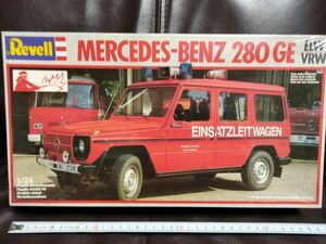  fire fighting Revell 7350 MERCEDES BENZ 280 GE FIRE CHIEF Benz fire fighting finger . car fire - chief car 1/32 Revell plastic model unopened fire-engine 