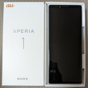 [未使用品] SONY Xperia 1 SOV40 ホワイト White