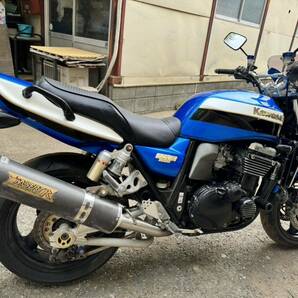 ZRX1100走行31523キロ エンジン始動動画有り！返品可能！ZRT10C 青ローソンカラー 超大型ネイキッドの画像4