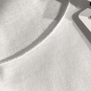 定価7.9万 ルシアンペラフィネ lucien pellat-finet ラグジュアリーな ラインストーンスカル ロングTシャツ ロンT 長袖 ヘンプ イタリア製の画像4