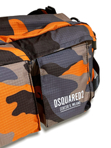 定価4万 ディースクエアード DSQUARED2 CERESIO 9 MILANO＆ブランドロゴ カモフラボディバッグ ヒップバッグ ショルダー 鞄 男女兼用_画像2