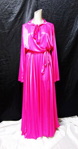  lustre .... nylon Chorus .. long dress large size 