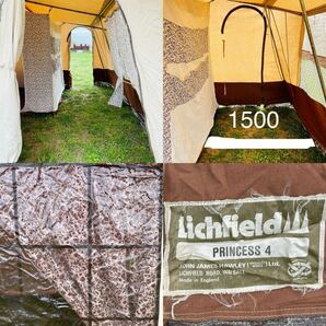 Lichfield princess4 リッチフィールド プリンセス4 vintage tent ビンテージ テント マルシャル ラクレ キャバノンの画像3