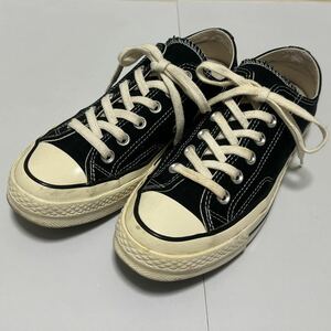 CONVERSE コンバース CHUCK TAYLOR ct70 チャックテイラー ローカット 24cm/5 ブラック 三つ星 スニーカー