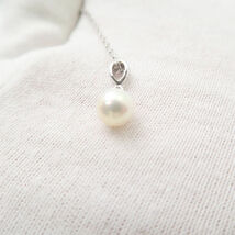 美品 MIKIMOTO ミキモト K18WG アコヤパールネックレス レディース AY5461W3_画像4