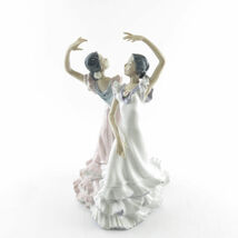 美品 LLADRO リヤドロ 5601 情熱の踊り フィギュリン 女性 置物 陶器人形 西洋陶磁 オブジェ SU6454A2_画像2