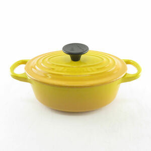 Le Creuset ルクルーゼ ココットオーバル 両手鍋 17cm 料理 ホーロー 琺瑯 SO1124U