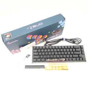 美品 Ducky ダッキー ONE 2 SF ゲーミングキーボード eスポーツ ゲーム シルバー軸 HM464