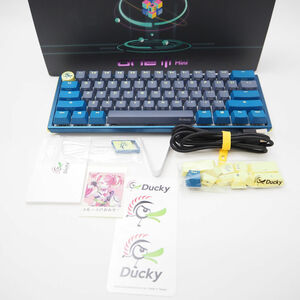 美品 Ducky ダッキー one 3 mini 60% ゲーミングキーボード FPS eスポーツ PC周辺機器 HY971