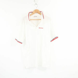 1 jpy PRADA SPORT Prada sport polo-shirt white XL short sleeves 