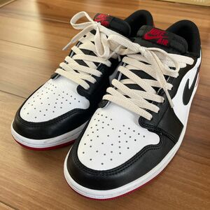 Nike Air Jordan 1 Retro Low OG "Black Toe" ジョーダン1 つま黒