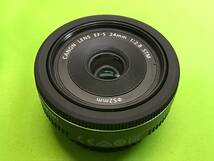 中古美品 CANON EF-S24mm F2.8 STM レンズ_画像1