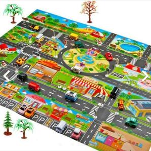 プレイマット 道路 ロードマップ 街並み ジャンボプレイマット 子供 知育玩具