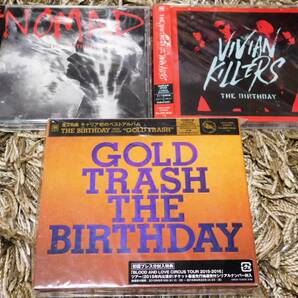 ■ The Birthday 初回限定盤CD+DVD 3枚セット GOLD TRASH / NOMAD / VIVIAN KILLERS ミッシェル・ガン・エレファント チバユウスケ ROSSOの画像1