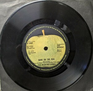 ☆PAUL McCATNEY&WINGS/BAND ON THE RUN1973'GERMANY APPLE7INCH