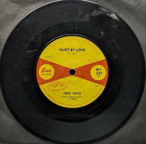 ☆INEZ FOXX/HURT BY LOVE1964'UK SUE RECORDS7INCH