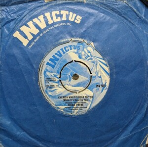 ☆FREDA PAYNE/CHERISH WHAT IS DEAR TO YOU1971'UK INVICTUS7INCH