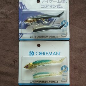 COREMAN (コアマン) ルアー VJ-16 バイブレーションジグヘッド イワシゴールド　クロキン