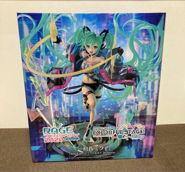 初音ミク フィギュア　-RAGE プロジェクトセカイ 2020 Ver. 未開封