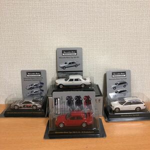 サークルKサンクス京商1/64メルセデスベンツⅠ Typ560SEL、Typ190-2.5、CLK-GTR、Typ E320