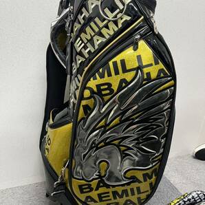 送料無料 激安 美品 EMILLID BAHAMA エミリッドバハマ ヘッドカバー エナメル キャディバッグの画像5