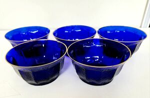 和食器　藍の器　小鉢　5個セット　新品未使用