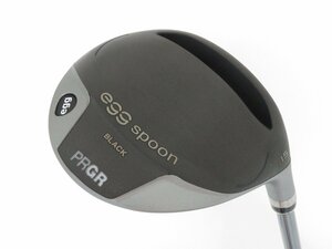 1円～　ちょい訳あり未使用品　プロギア　2021　egg SPOON BLACK（エッグスプーンブラック） 3W　15°　FLEX=S　M-43