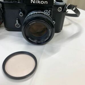 【1円スタート】ニコンカメラ F2 7722209 レンズ 50mm 1:14 カバー付きの画像3